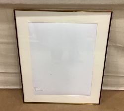Open Box: Stowe Modern Metal Frame, 24"W x 30"L (18"W x 24"L Opening) - Brass