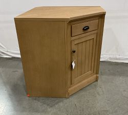 Open Box: Aubrey Modular Media Corner Cabinet Base (49.5"W x 36"H) - Seadrift