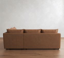 Charlotte Leather 3-Piece Sectional (100")