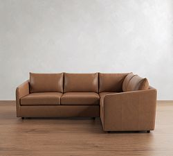 Charlotte Leather 3-Piece Sectional (100")