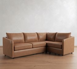 Charlotte Leather 3-Piece Sectional (100")