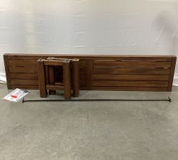 Open Box: Abbott Outdoor Dining Bench (72") - Brown