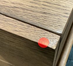 Open Box: Andes Nightstand (27.5") - Amber Oak, Gunmetal