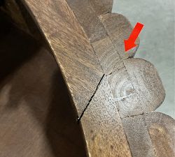 Open Box: Beirut Round Storage Coffee Table (40") - Bark Brown