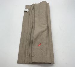 Open Box: Emery Linen Cordless Roman Blackout Shade (26"W x 64"L) - Oatmeal