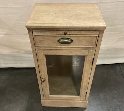 Open Box: Modular Cabinet Base With Glass Door Base (18") - Seadrift, Antique Bronze