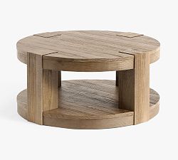 Open Box: Rockport Round Coffee Table, Small (34") - Sierra