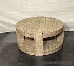 Open Box: Rockport Round Coffee Table, Small (34") - Sierra