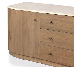Chandon Marble Media Console (78")