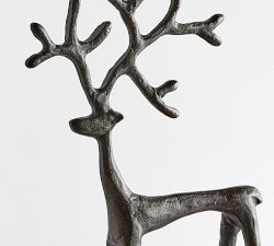 Sculpted Reindeer Stocking Holder