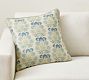 Alina Floral Print With Jute Trim Pillow Cover