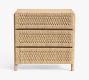 Bolinas 3-Drawer Woven Dresser (35")