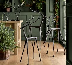Oversized Bronze Sculpted Reindeer