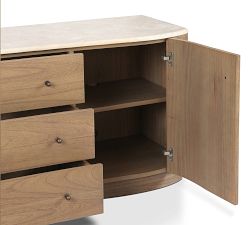Chandon Marble Media Console (78")