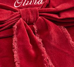 Classic Velvet Bow Stockings
