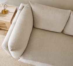 Palmetto Slipcovered 2-Piece L-Shaped Sectional (117")
