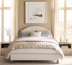 Arlo Upholstered Arched Bed