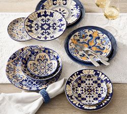 Lisbon Stoneware Cereal Bowls - Set of 4 | Pottery Barn