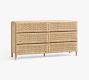Bolinas 6-Drawer Woven Dresser (58")