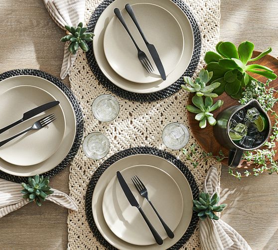 Mason Stoneware Salad Plates - Set of 4