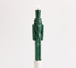 Flameless Nutcracker Taper Candle
