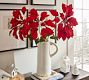 Faux Oversized Poinsettia Stem
