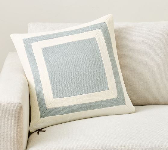 Everyday Linen Geometric Pillow Cover