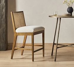 Lisbon Armless Cane Bar &amp; Counter Stools