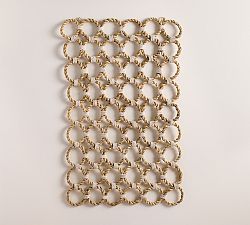 Open Box: Rope Wall Art, Rectangle - Lacquered Matte