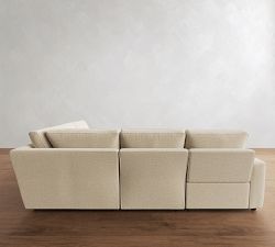 Pearce Square Arm Reversible Power Reclining Sectional (116")
