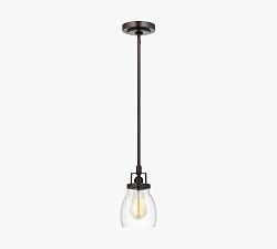 Open Box: Charlotte Hand-Blown Glass Mini Pendant - Bronze