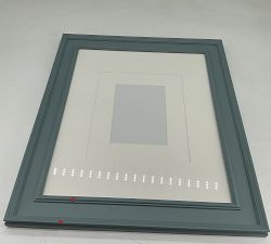Open Box: Wood Gallery Frame (13"W X 16"H) -  Bird Blue Grey