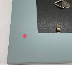 Open Box: Wood Gallery Frame (13"W X 16"H) -  Bird Blue Grey