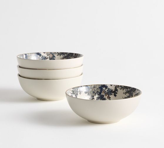 Kravet Folly Scenic Stoneware Cereal Bowls - Set of 4