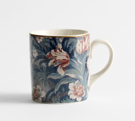 Kravet Stoneware Folly Scenic Stoneware Mugs - Set of 4