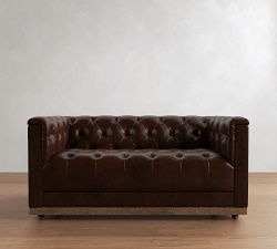 Prescott Leather Sofa (60"&ndash;120")