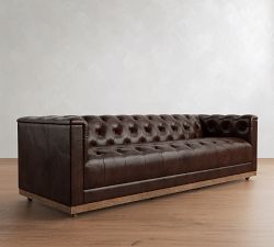 Prescott Leather Sofa (60"&ndash;120")