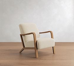 Open Box: Atwood Chair - Performance Boucle Oatmeal, Seadrift