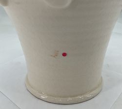Open Box: Harbor Cachepot, Medium (9.5"D x 8.75"H) - White