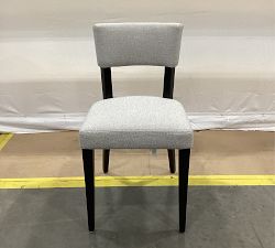 Open Box: Payson Upholstered Dining Side Chair - Performance Boucle Pebble, Black