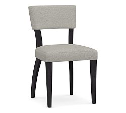 Open Box: Payson Upholstered Dining Side Chair - Performance Boucle Pebble, Black