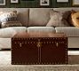 Leather Trunk Coffee Table (36")