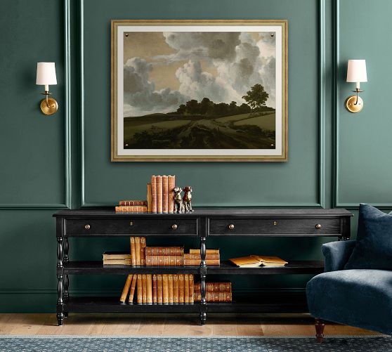European Hills Framed Print