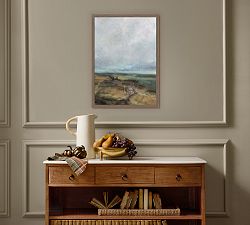 Overcast Hills Framed Print