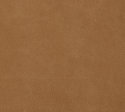 Open Box: Layton Leather Swivel Counter Stool (25.5") - Nubuck Camel, Blackened Oak