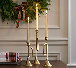 Trumpet Candle Holder