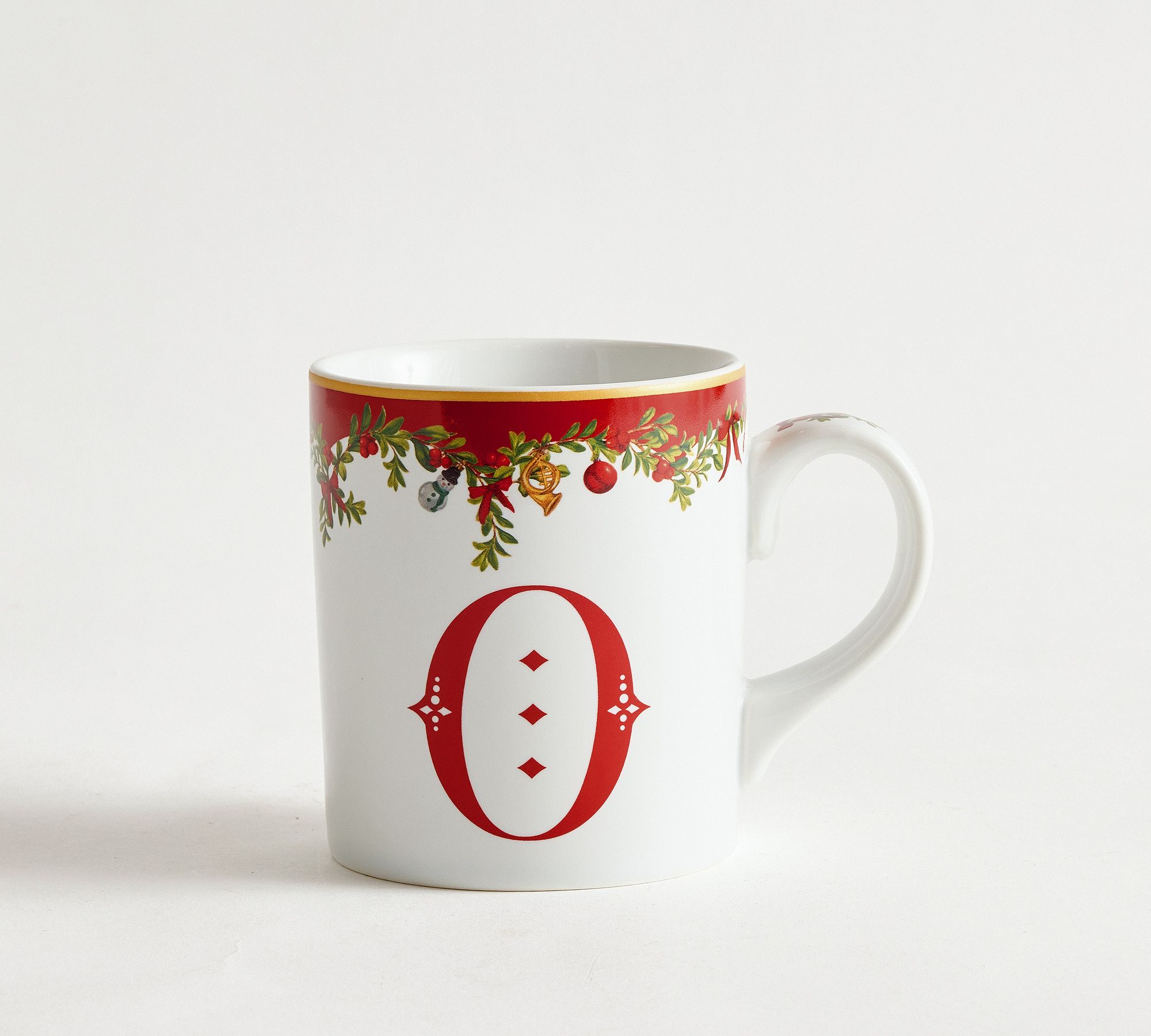 Nostalgic Christmas Stoneware Alphabet Mug