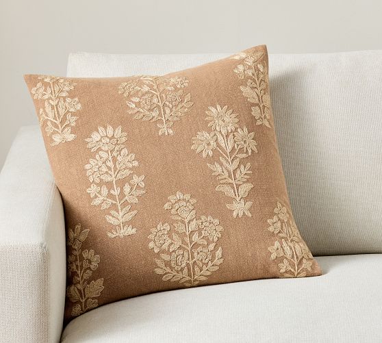 Gillian Embroidered Pillow Cover