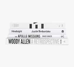 Coffee Table Book Stack, Set of 4