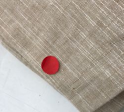 Open Box: Emery Linen Cordless Roman Light Filtering Shade (36"W x 64"L) - Oatmeal